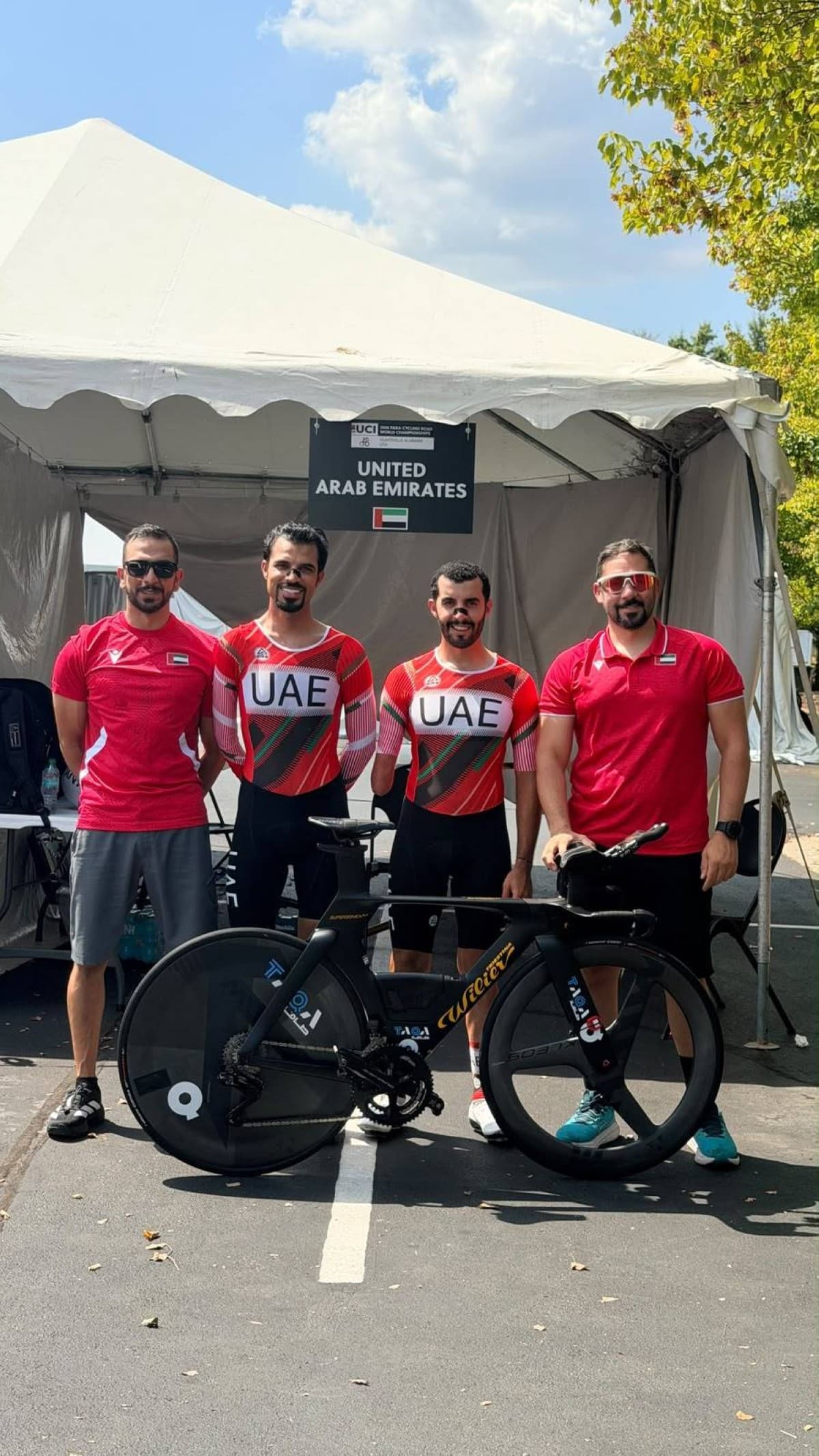 البدواوي والبلوشي يشاركان في بطولة العالم للدراجات البارالمبية