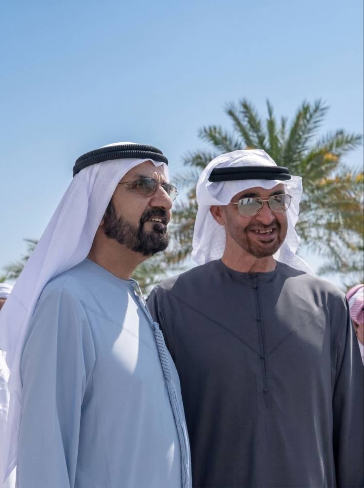 محمد بن زايد يرد على بن راشد