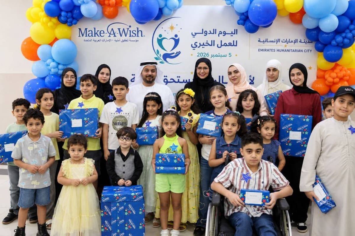 أطفال غزة يحققون أمنياتهم في الإمارات