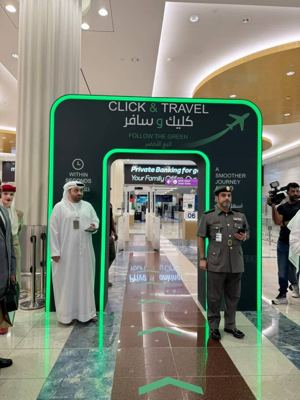 Dubai streamlines travelers' checks in 12 seconds
