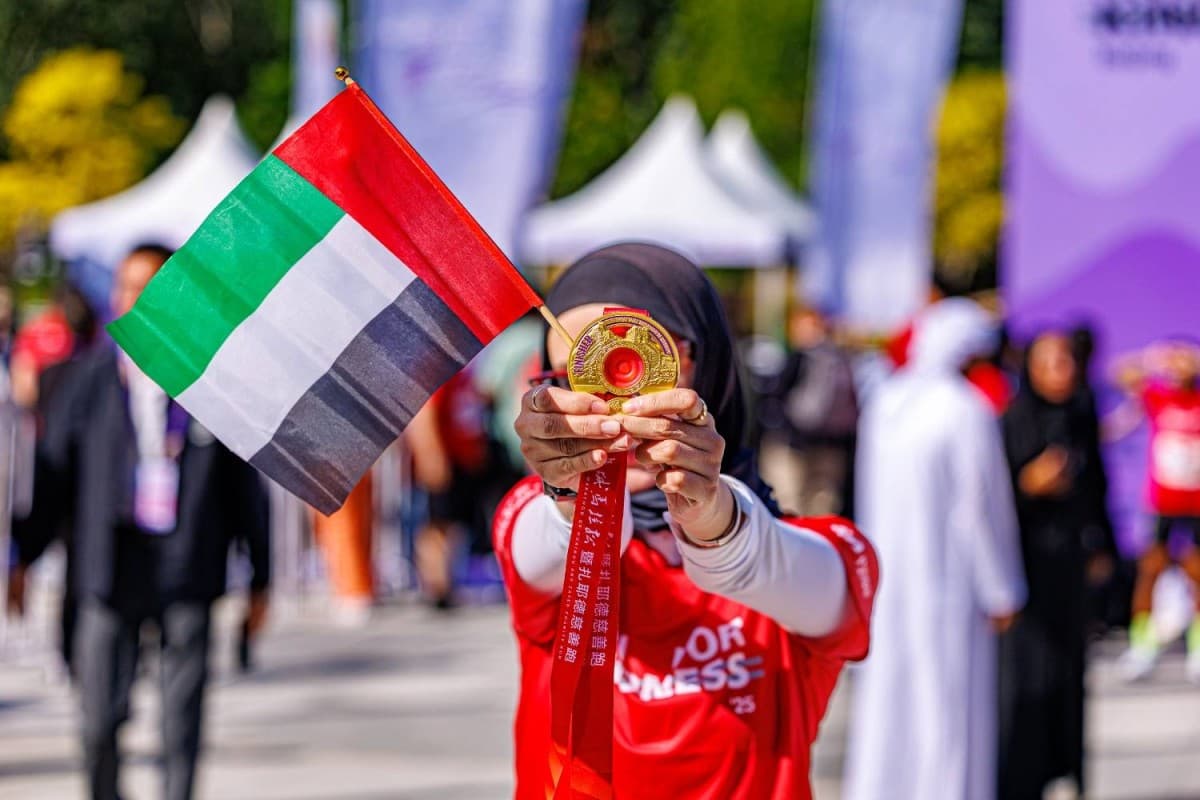 Fifty Emirati Runners in Zayed Charity Race