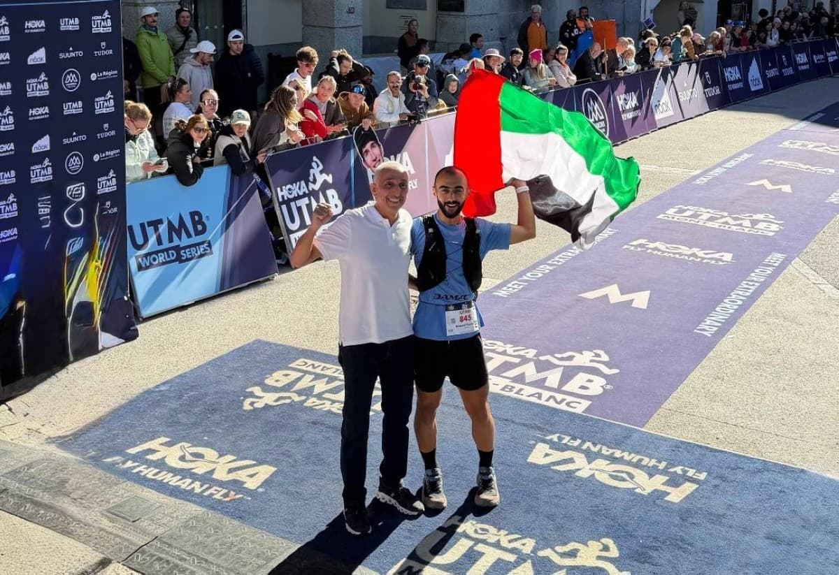 عداء أحمد الجناحي يقطع 174 كم للامارات