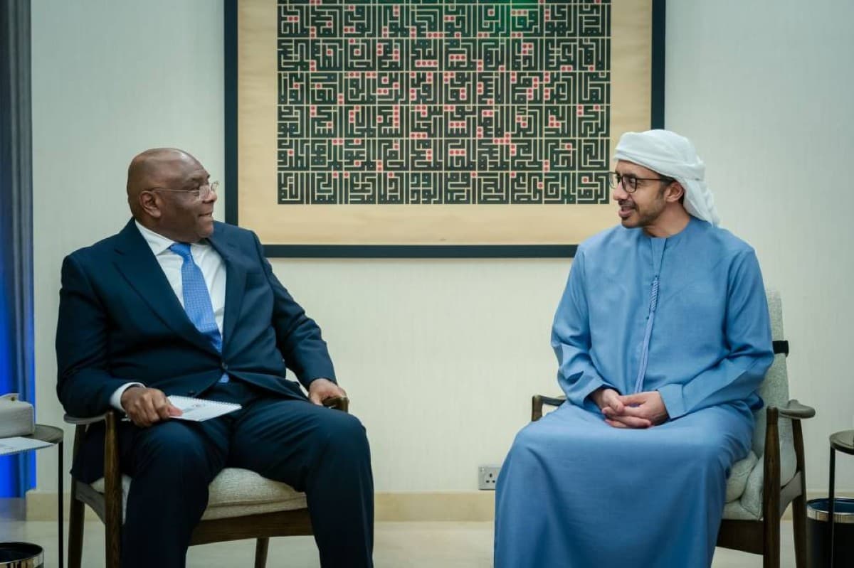 عبدالله بن زايد يلتقي نائب كونغو