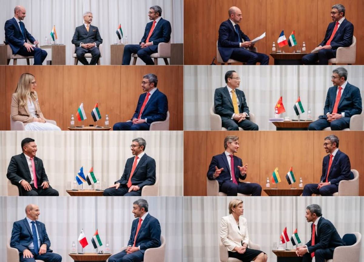 Abdullah bin Zayed hosts foreign officials in New York