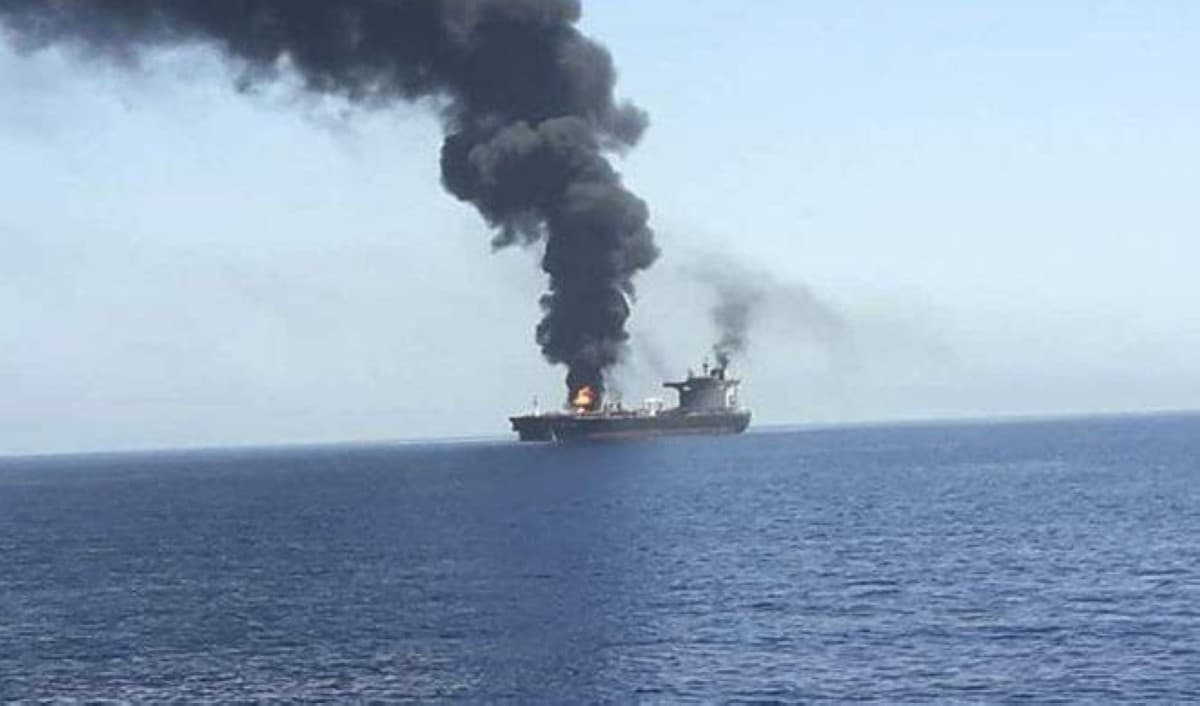 Maritime Authority Reports Cargo Ship Fire and Injuries in Strait of Hormuz