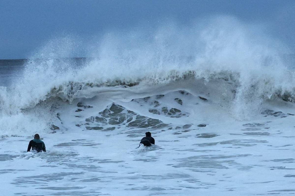 America faces power outages and floods in New Jersey