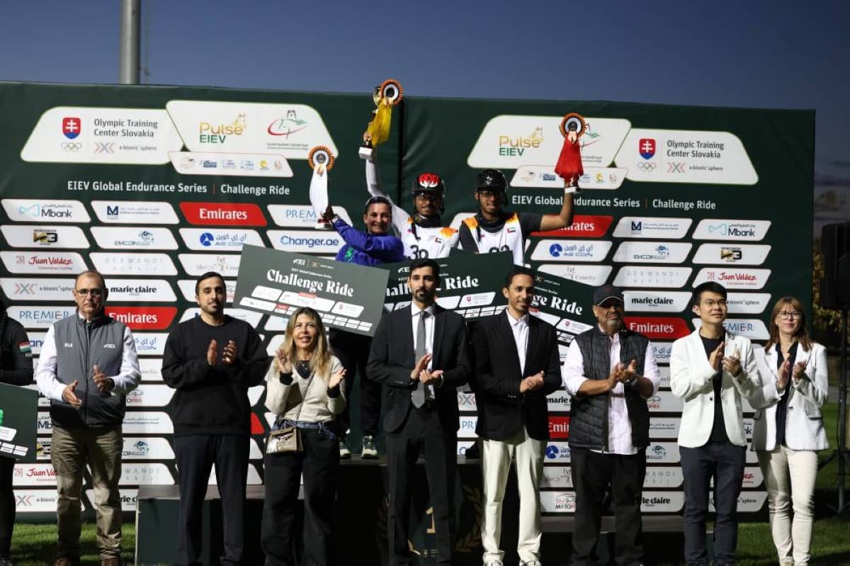 End of Sixth Station at Emirates International Village Endurance Series Slovakia
