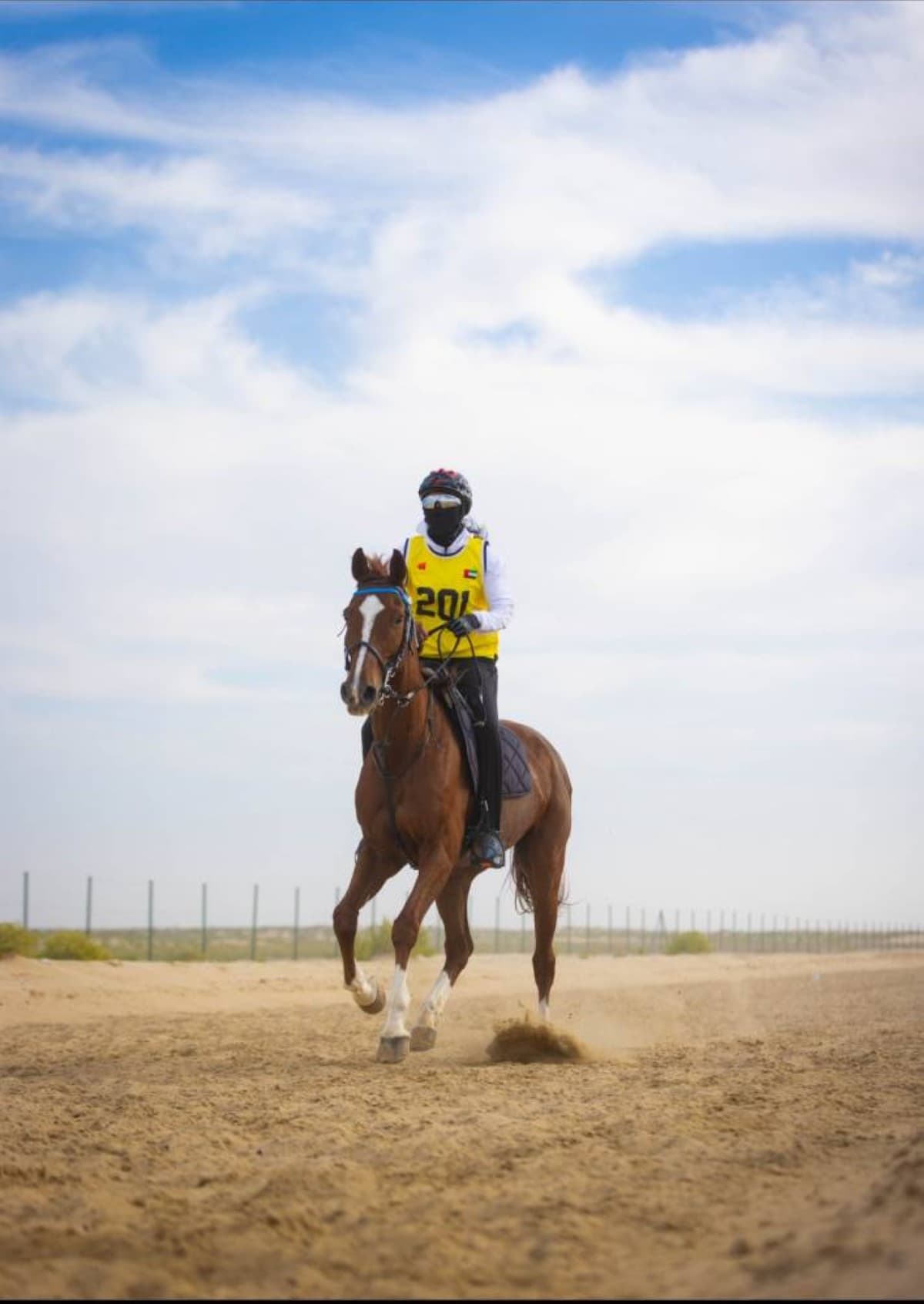 Zainab Al Saeed excelling in camel racing
