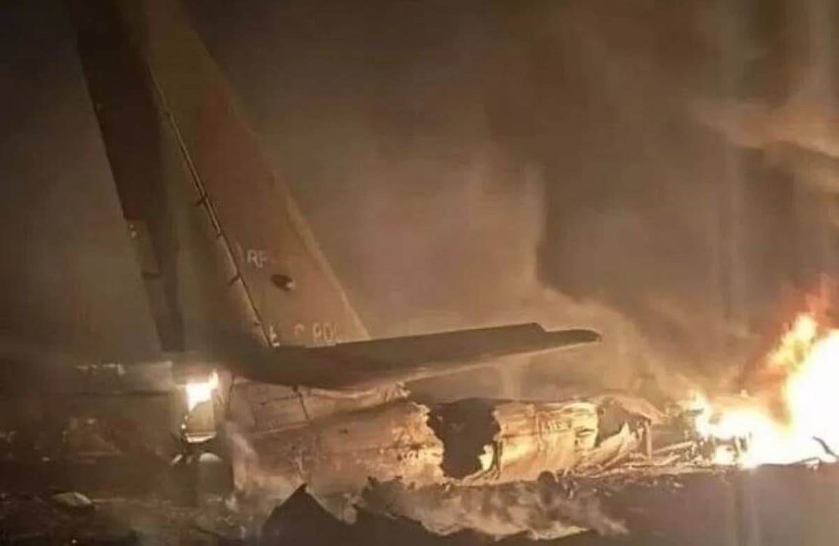Military plane crash in eastern Russia