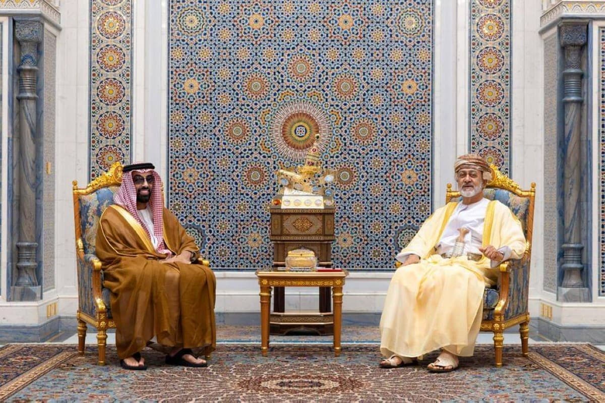 Sultan of Oman Meets Tahnoun bin Zayed