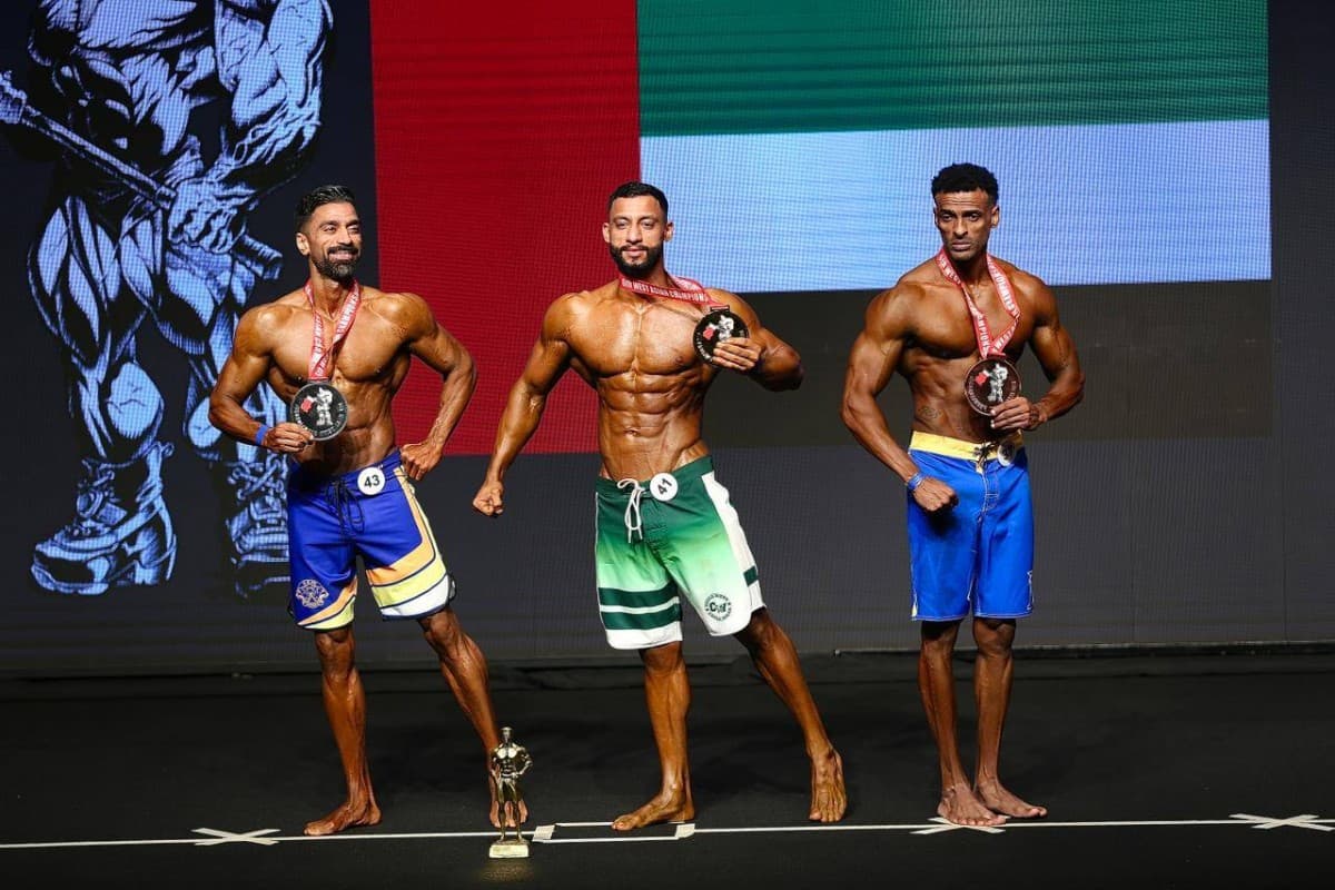 UAE Bodybuilding Team of 15 for Asian Championships