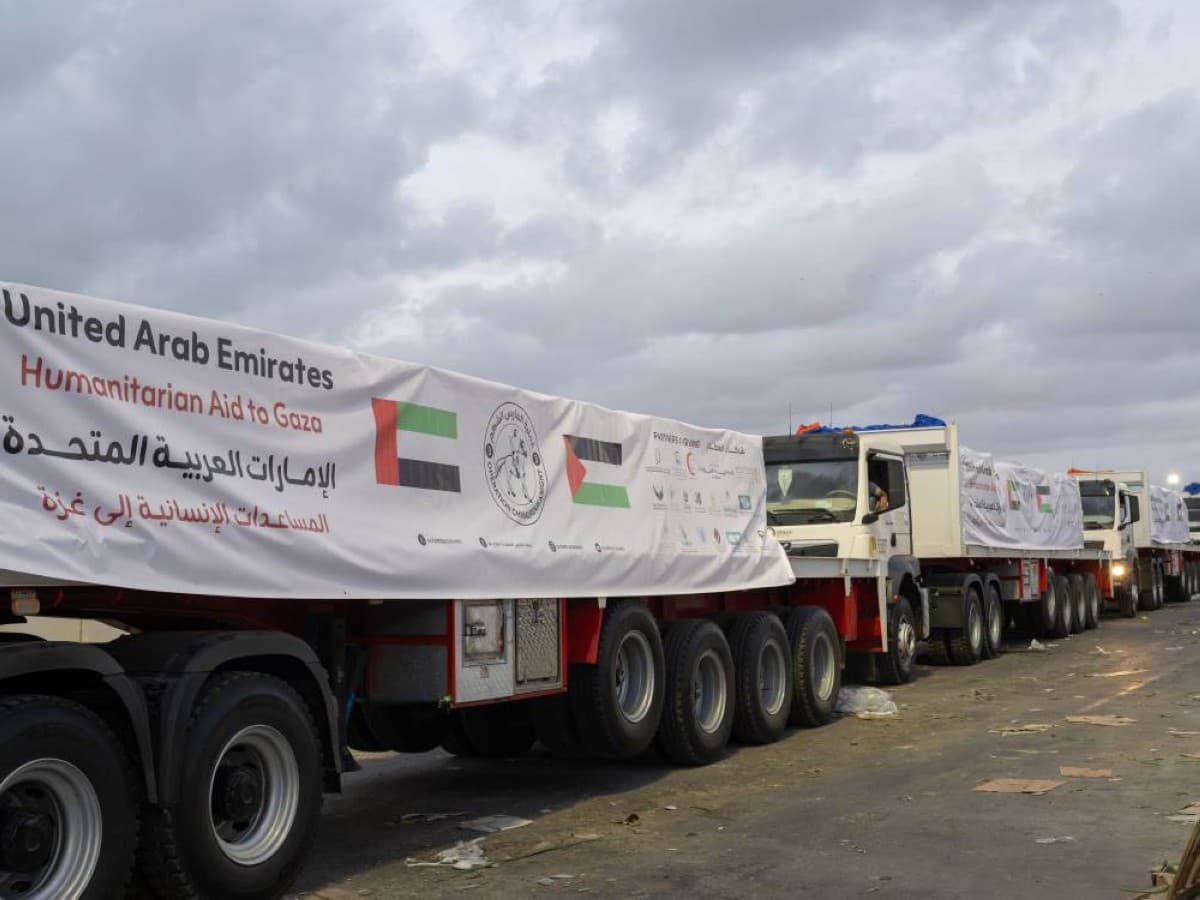Emirates aid convoys reach Gaza with 259 tons of food
