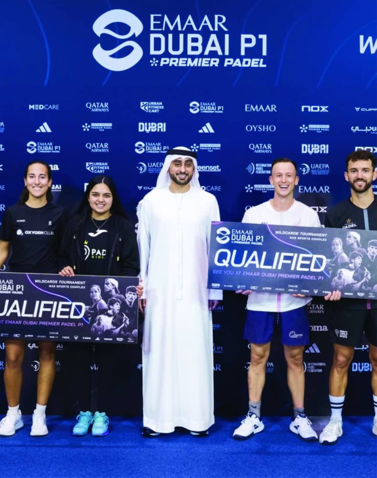 Four players advance to Dubai Paddle P1