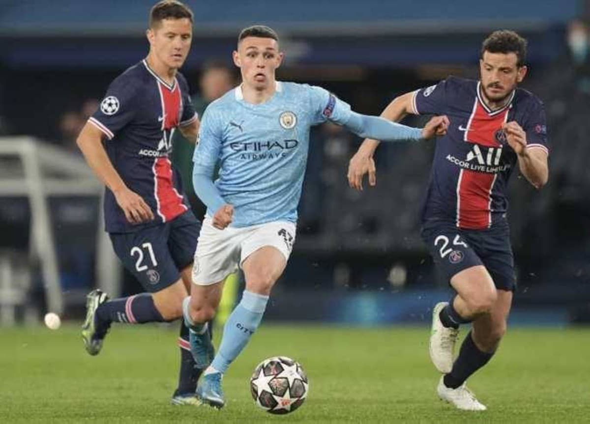 Manchester City vs PSG matchup at Etihad