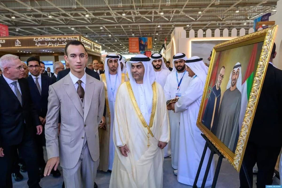 Moroccan Crown Prince Checks Emirati Heritage