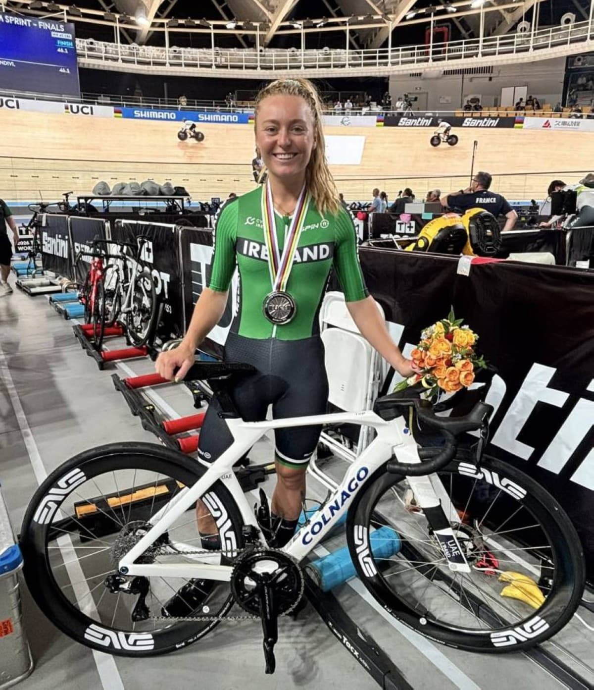 Lara Gallaspy secures silver at Track World Championships