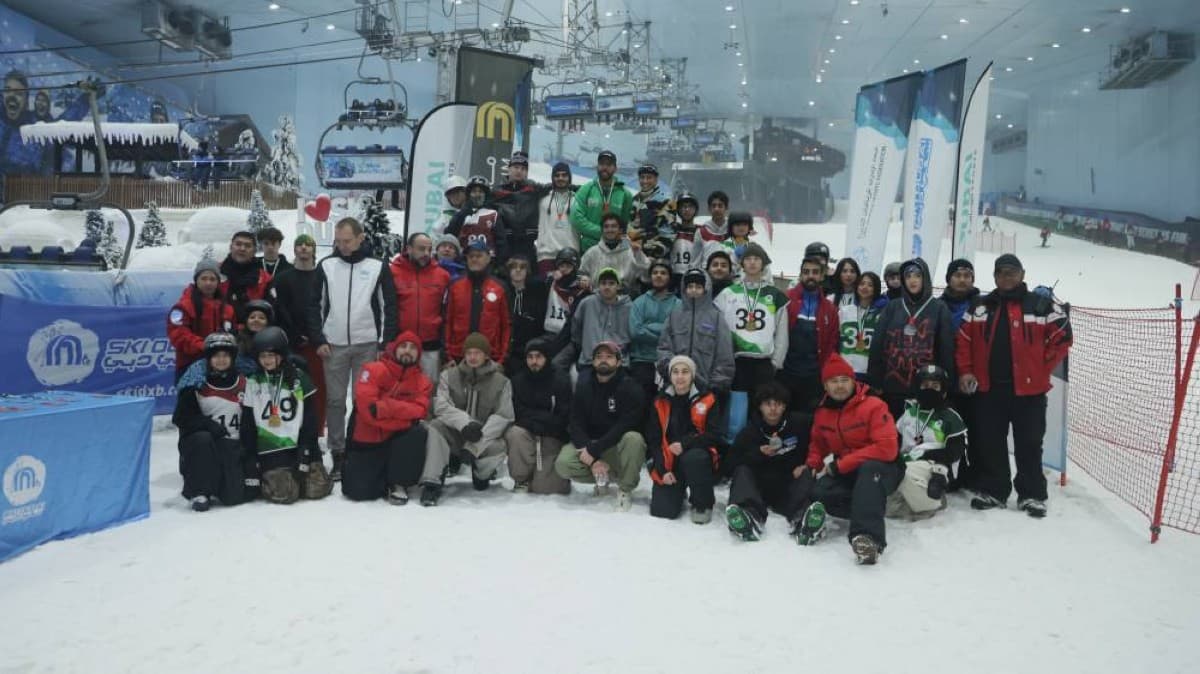 UAE Freestyle Skiing Championship Excitement