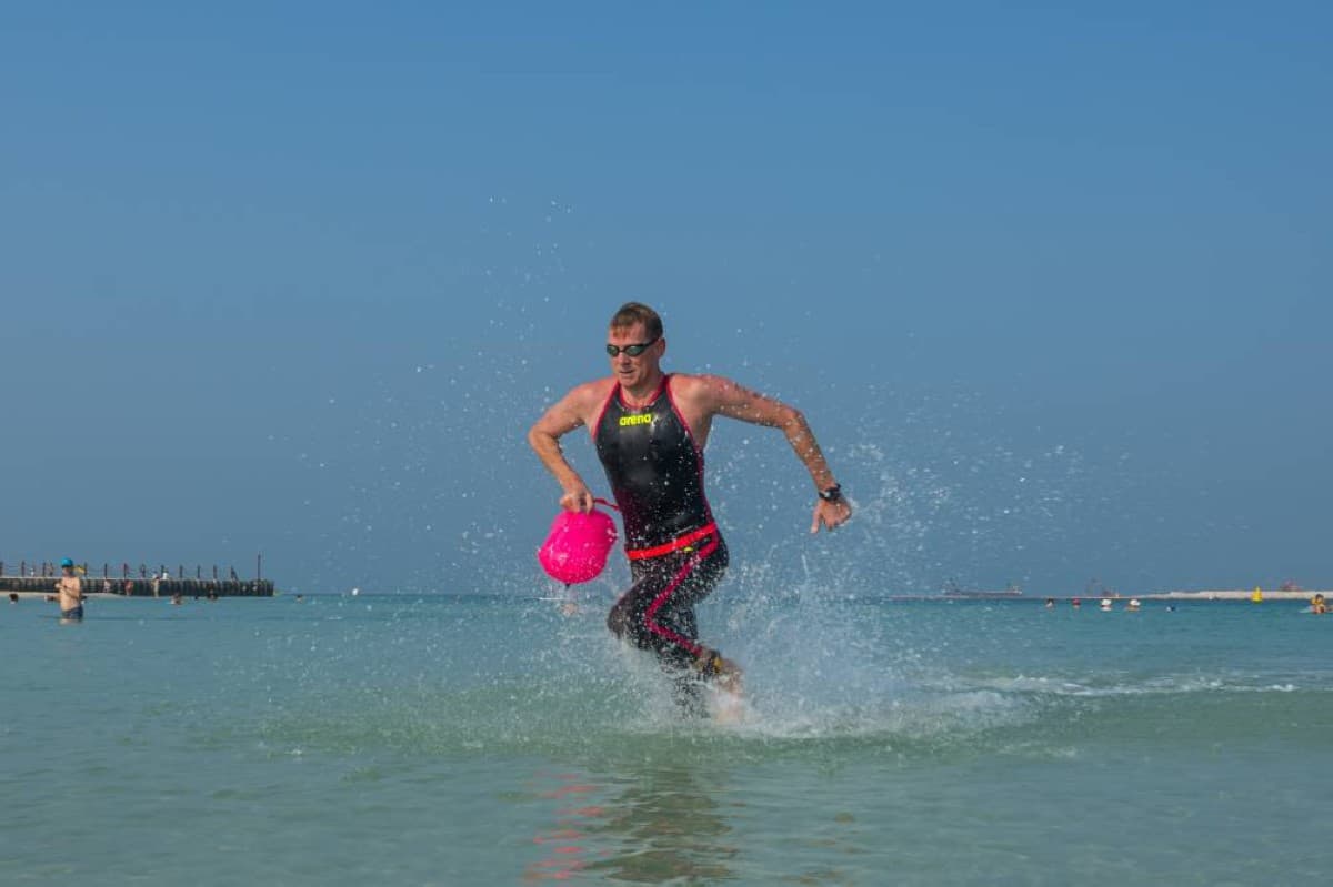 Spanish swimmer Sergio Martín wins Dubai race