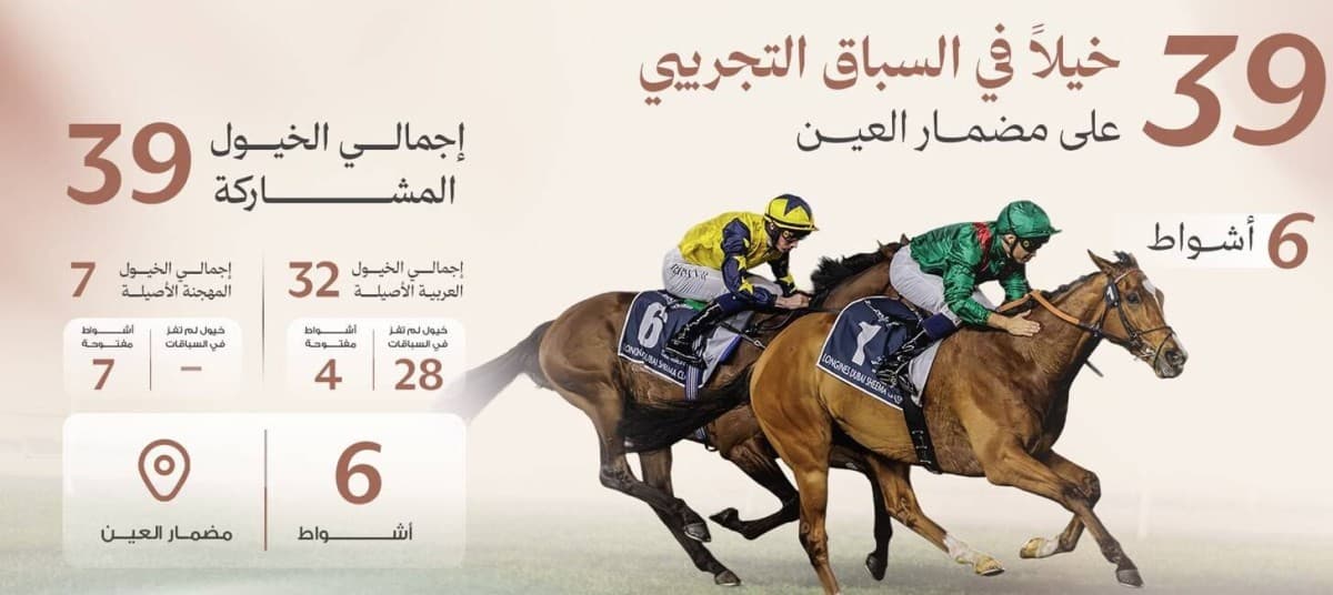 Emirates Horse Racing to Run 39 Horses in Al Ain Trial