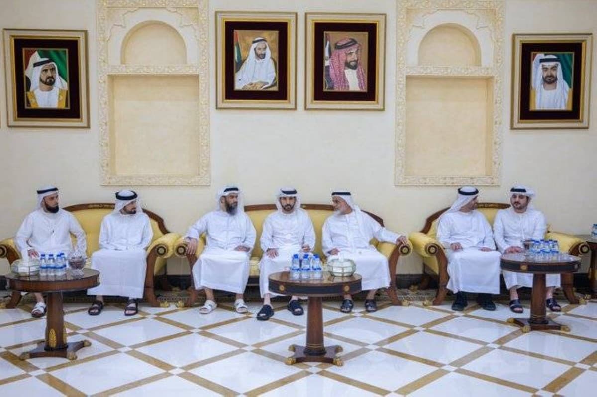 Hamdan bin Mohammed Mourns Khalifa bin Dhaaim