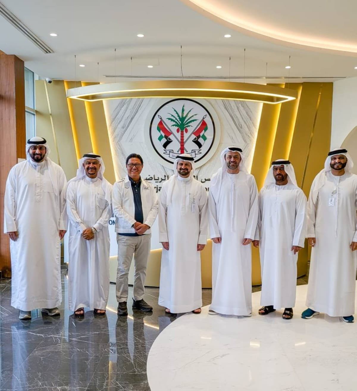 Khaled Al Qassimi Meets Asian Volleyball Chief