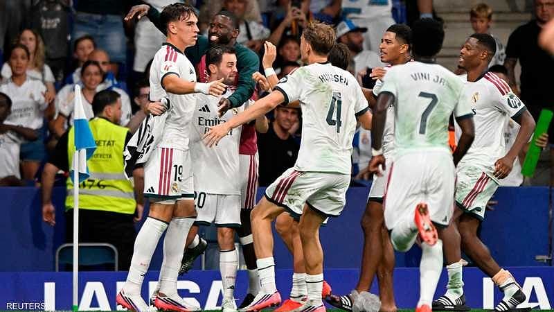 Real Madrid begins season with late win