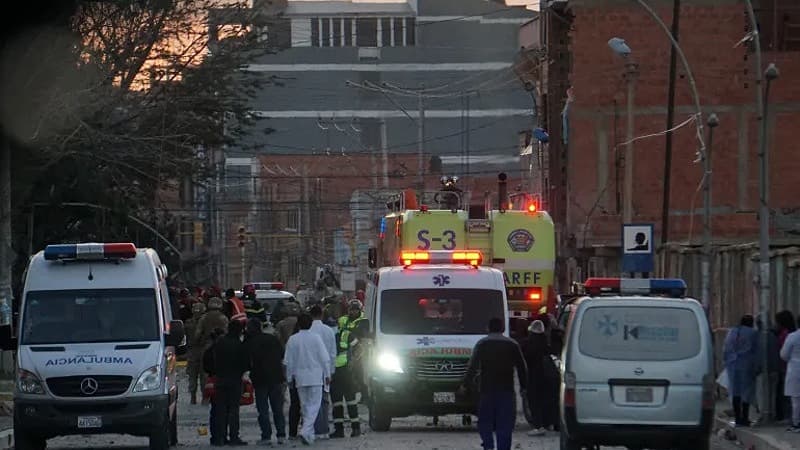 Bolivia military base blast causes casualties