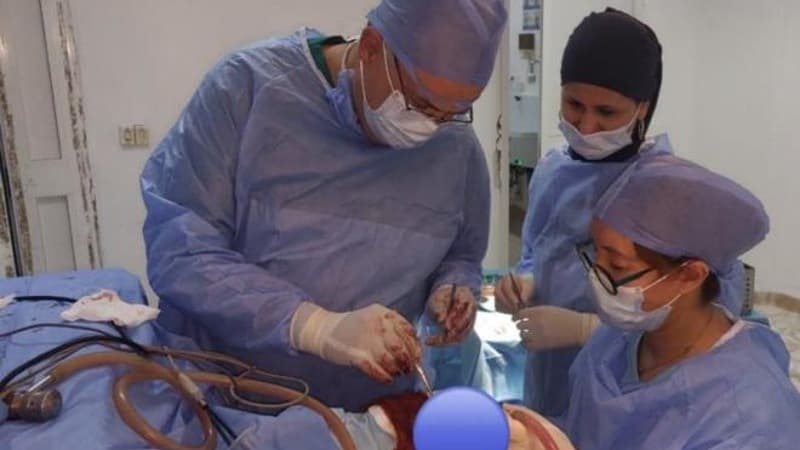 First facial bone surgery at Ben Arous