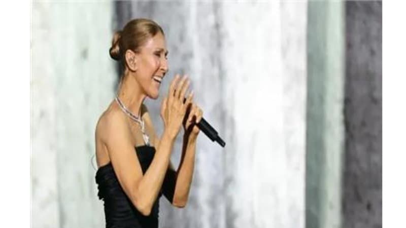 Celine Dion resumes singing in Paris