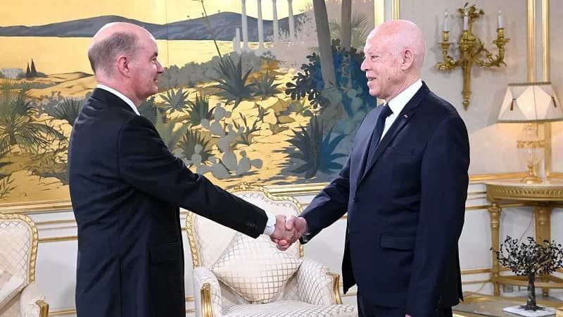 Kais Saied welcomes Swiss ambassador