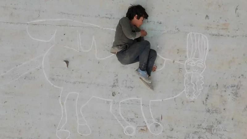 Iraqi child overcomes violence to become actor