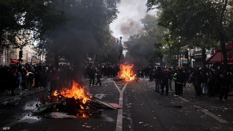 France protests escalate with injuries