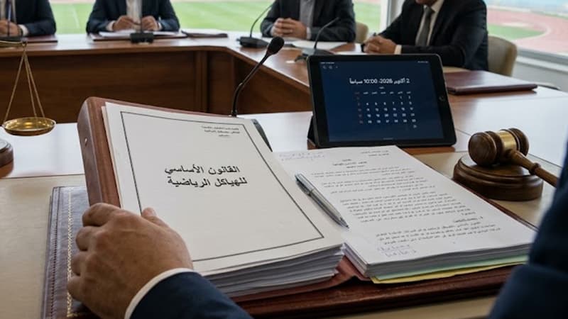 البرلمان يناقش تجديد هياكل الرياضية