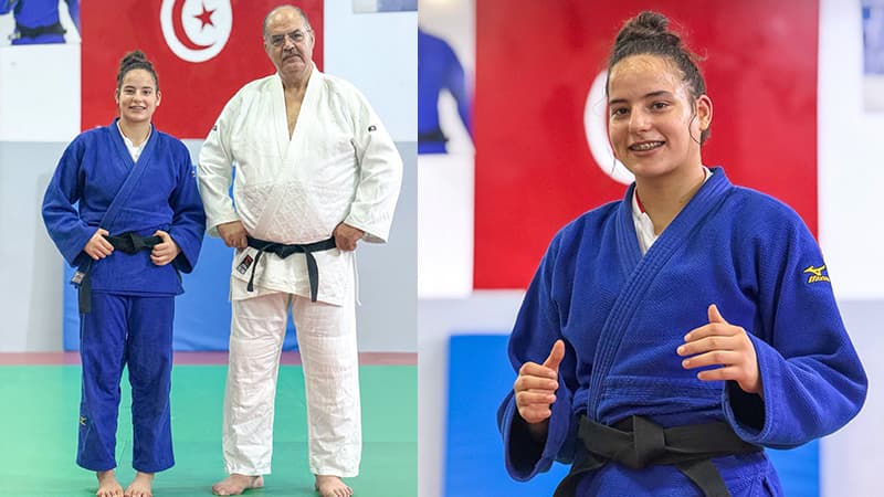 رنيم بن سليمان تمثل الجودو التونسي في أولمبياد الشباب
