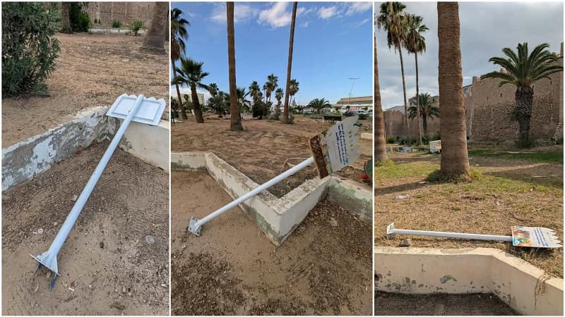 Sfax: Warning signs removed from Oran park