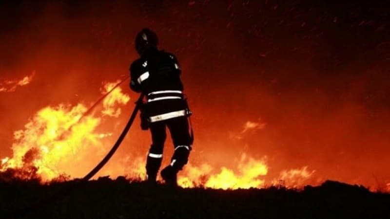 Fire breaks out near Bouheriema Dam