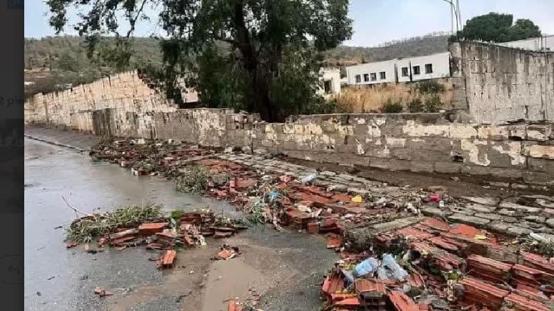 Wind toppled Gar Demaa wall, disrupts Fernana traffic