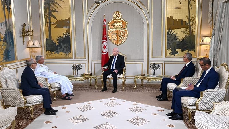 سعيد يستقبل أوراق سفراء جدد لدى تونس