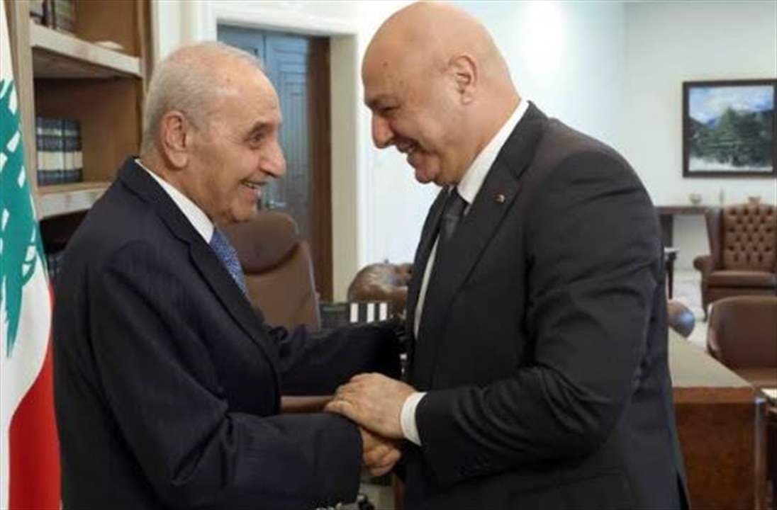 Aoun and Berri's meeting before Washington