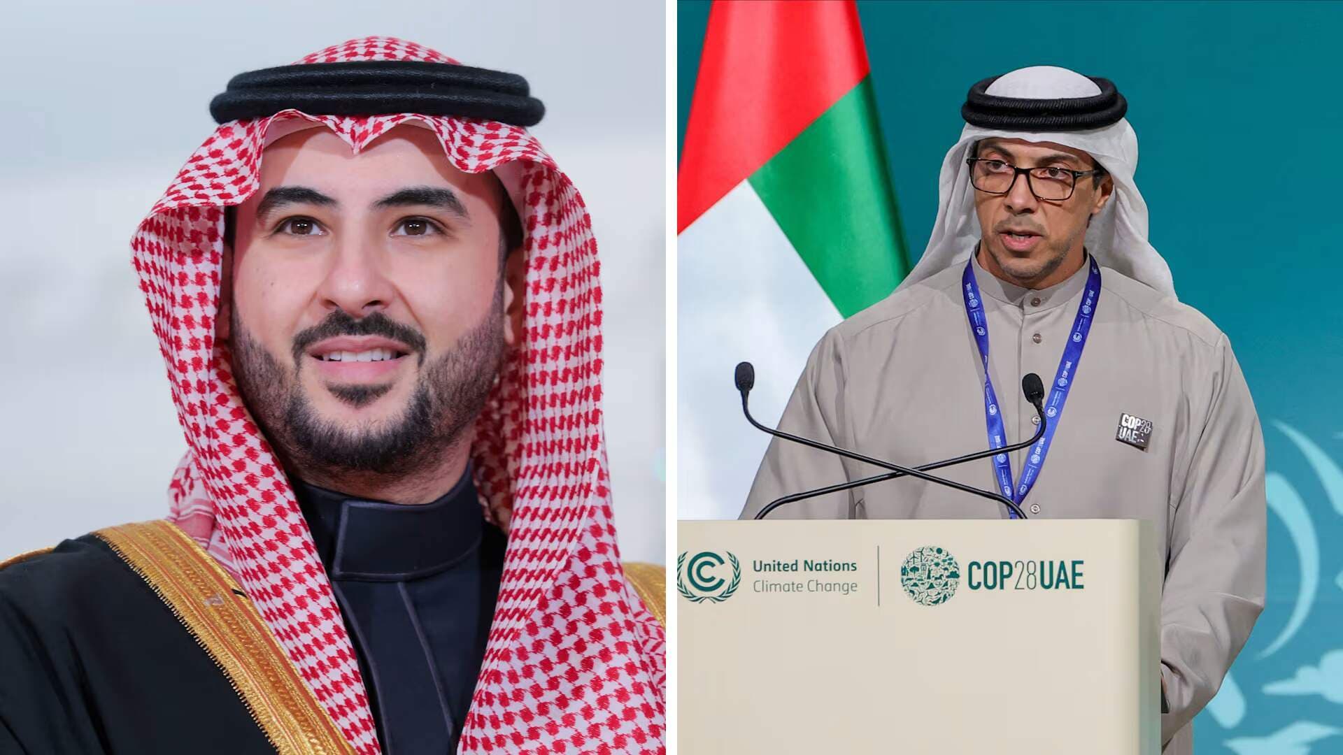 Prince Khalid bin Salman and Sheikh Mansour bin Zayed Together