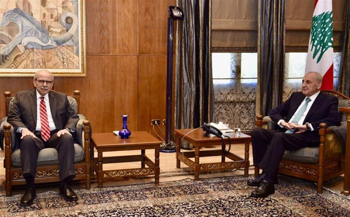 South talks: Salam and Berri discuss