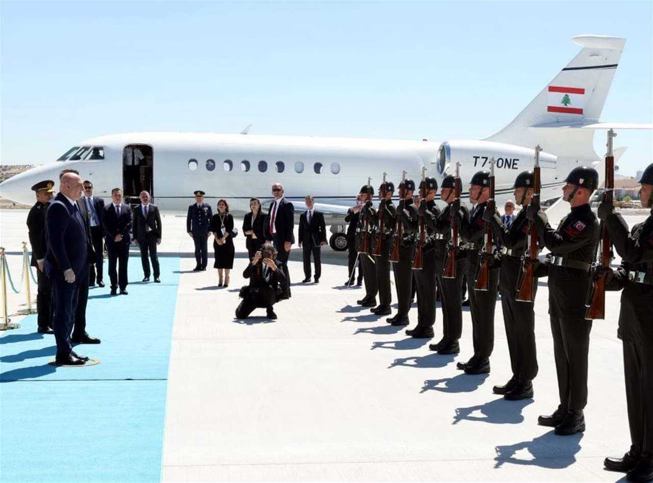 President Aoun's Ankara Visit Updates