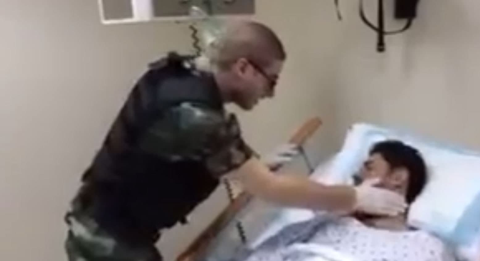 فيديو يثير الجدل حول تعرضه للضرب في المستشفى