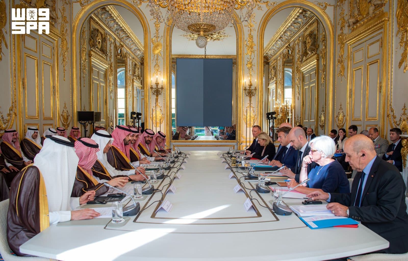 Saudi Crown Prince and French President lead first Strategic Partnership Council