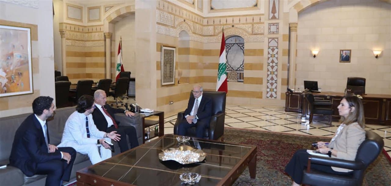 President Salam Reviews South Situation