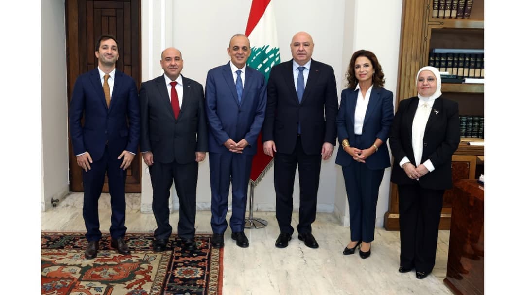 Aoun Meets Jordanian Tourism Minister