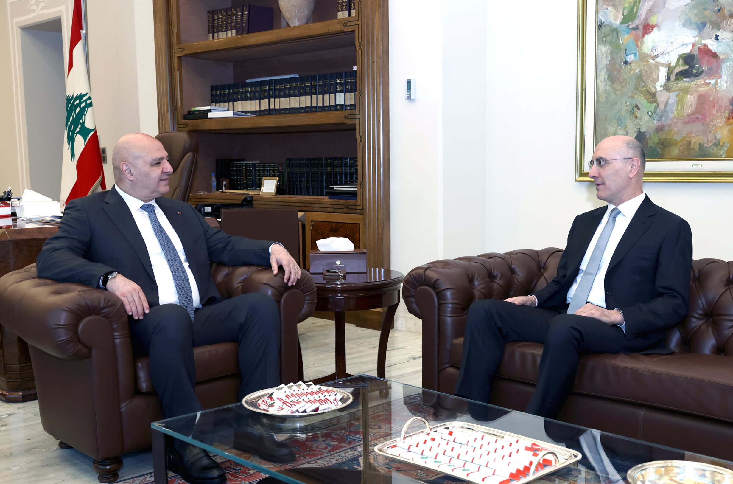 Aoun reviews security and Paris conference