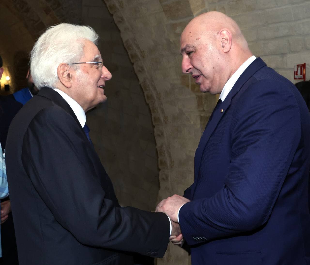 President meets Italy leaders