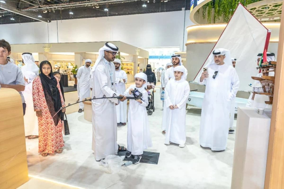 مشاركة نادي أبوظبي للرياضات البحرية في معرض الصيد