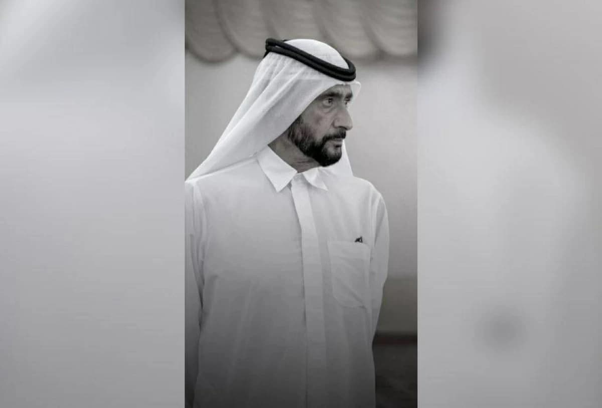 حمدان بن زايد يترحم على أحمد بن راشد
